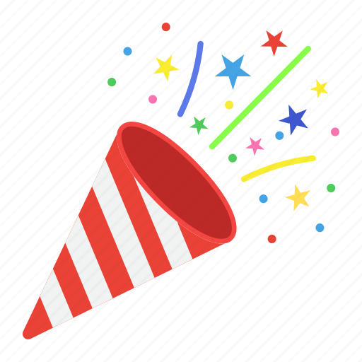 Christmas, confetti, holiday, new year, popper, xmas icon - Download on Iconfinder