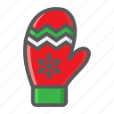 christmas, glove, mitten, new year, winter, xmas