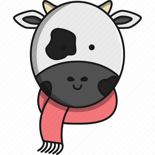 Animal, christmas, cow, cute, farm icon - Download on Iconfinder