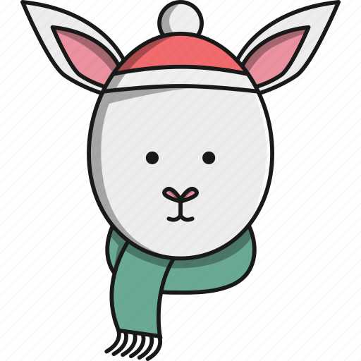 Animal, christmas, cute, pet, rabbit icon - Download on Iconfinder
