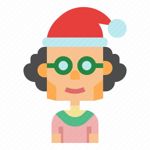 Grandmother, woman, christmas, user, avatar icon - Download on Iconfinder
