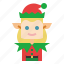 elf, christmas, dwarf, character, costume 