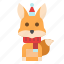 fox, winter, avatar, animal, christmas 