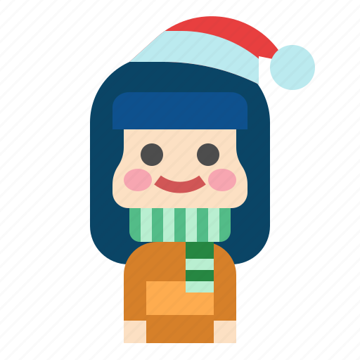 Girl, winter, hat, user, woman, young icon - Download on Iconfinder