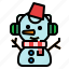 snowman, xmas, winter, snow, avatar 