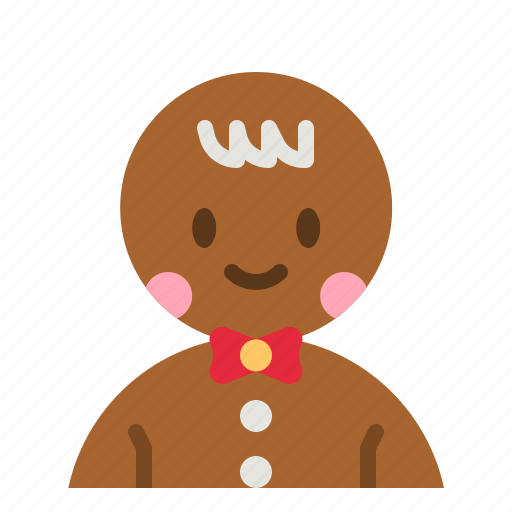 Gingerbread, christmas, avatar, user, man icon - Download on Iconfinder