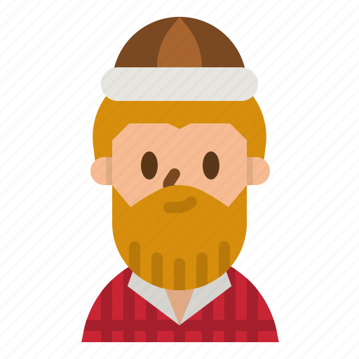 Lumberjack, beard, woodcutter, humanpictos, man icon - Download on Iconfinder