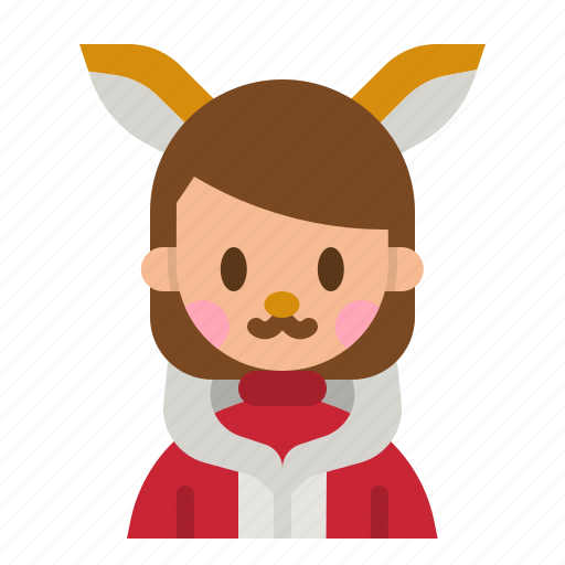 Woman, crossplay, fox, user, avatar icon - Download on Iconfinder