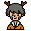 deer, boy, crossplay, avatar, user 