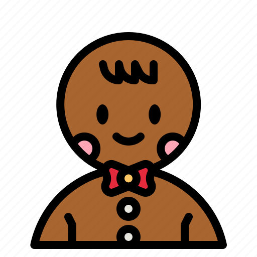 Gingerbread, christmas, avatar, user, man icon - Download on Iconfinder