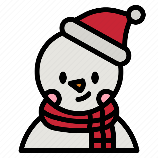 Snowman, snow, winter, christmas, avatar icon - Download on Iconfinder