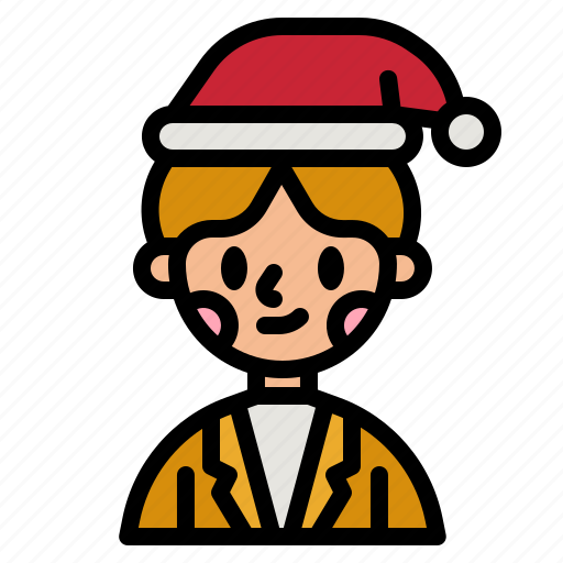 Teen, man, christmas, user, avatar icon - Download on Iconfinder