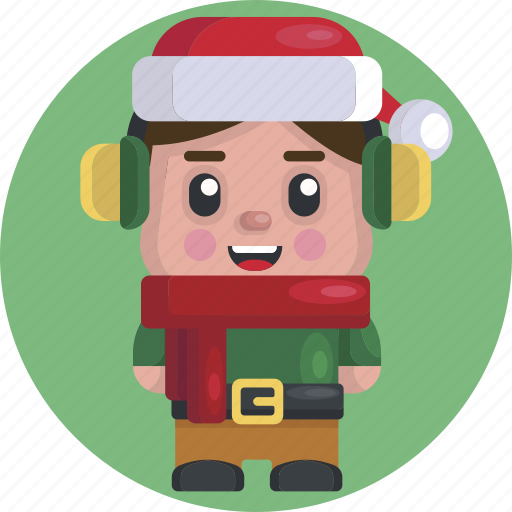 Christmas, boy, headphones, avatar, avatars icon - Download on Iconfinder