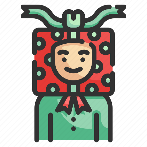 Gift, man, giftbox, celebrate, birthday icon - Download on Iconfinder