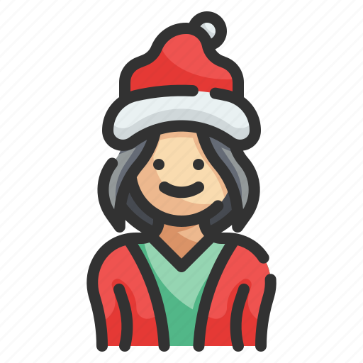Teenager, young, woman, fashion, christmas icon - Download on Iconfinder
