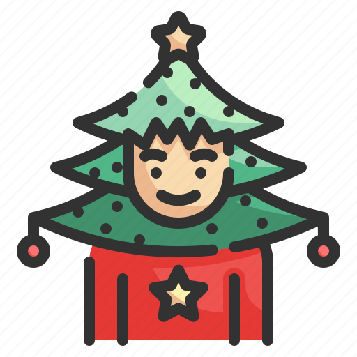 Tree, christmas, xmas, decoration, costume icon - Download on Iconfinder