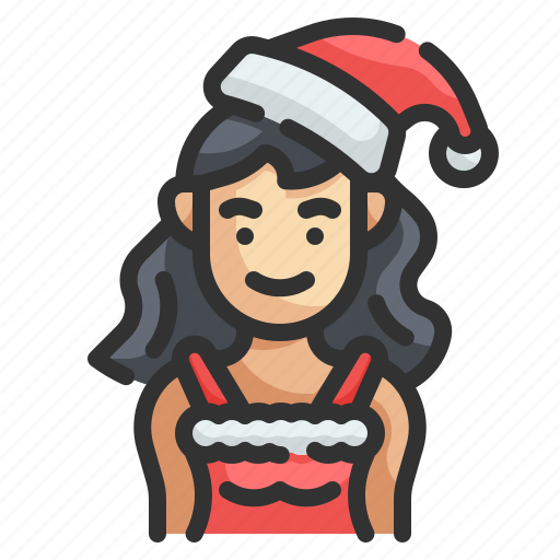 Woman, girl, avatar, young, christmas icon - Download on Iconfinder