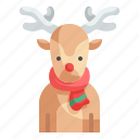 deer, reindeer, xmas, christmas, animal