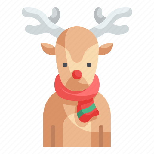 Deer, reindeer, xmas, christmas, animal icon - Download on Iconfinder