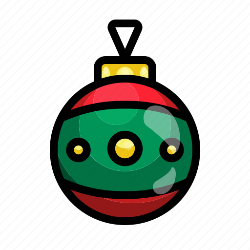 Ball, christmas, december, lamp, green, bulb, xmas icon - Download on Iconfinder