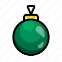 ball, christmas, december, lamp, green, bulb, xmas