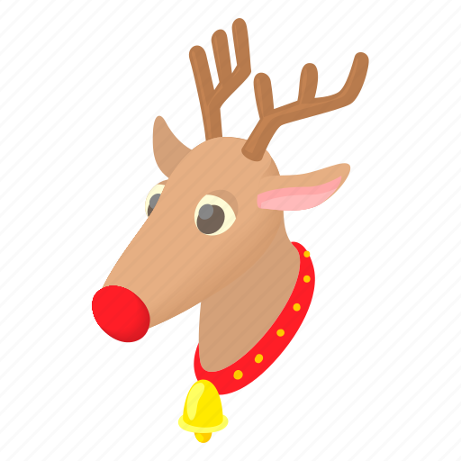 Animal, cartoon, christmas, deer, design, holiday, winter icon - Download on Iconfinder