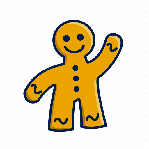 Candy, christmas, gingerbread, man, xmas icon - Download on Iconfinder