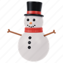 snowman, xmas, snow, santa, celebration, decoration, holiday, gift 
