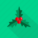 christmas, festival, holly, leaf, xmas