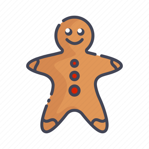 Christmas, food, gingerbread man, new year icon - Download on Iconfinder