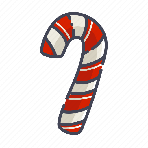 Candy cane, christmas, new year, xmas icon - Download on Iconfinder