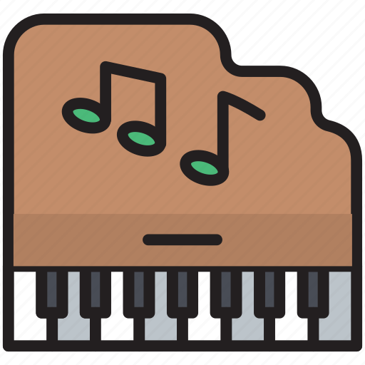 Grand, instrument, keyboard, keys, multimedia, music, piano icon - Download on Iconfinder
