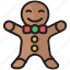 christmas, cookie, gingerbread, gingerbread man, man, snow, xmas 