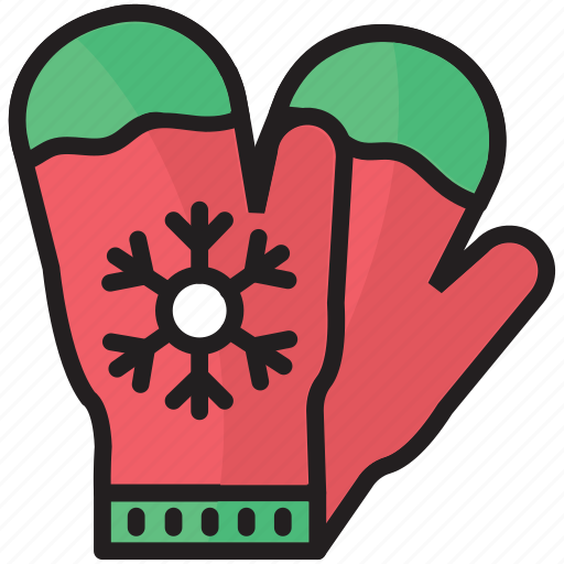 Christmas, glove, mitten, snow, warm, winter, xmas icon - Download on Iconfinder