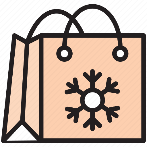 Bag, christmas, gift, hand bag, present, shopping bag, xmas icon - Download on Iconfinder
