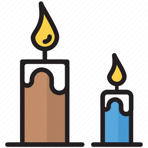 Birthday, candle, candles, celebration, fire, lamp, light icon - Download on Iconfinder