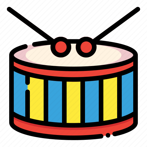 Drum, christmas, celebration, party, birthday and party, birthday and celebration, xmas icon - Download on Iconfinder