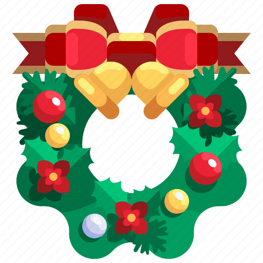 Adornment, bow, christmas, decoration, ornament, wreath icon - Download on Iconfinder