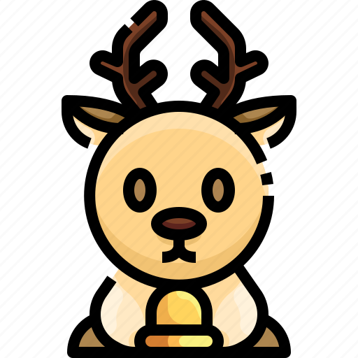 Animal, animals, christmas, deer, mammal, reindeer, winter icon - Download on Iconfinder