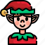 avatar, christmas, costume, elf, fantasy, people 