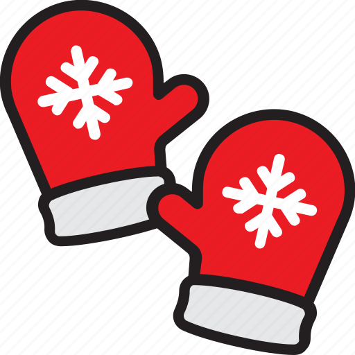 Mittens, santa, snow, christmas icon - Download on Iconfinder