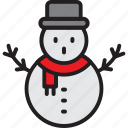 christmas, new year, snowman, winter