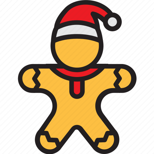Gingerbread, christmas, xmas, cookie icon - Download on Iconfinder