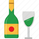 bottle, celebration, champagne, drink icon