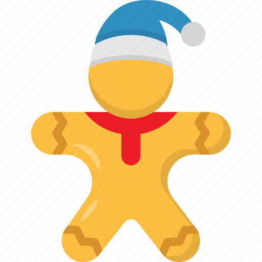 Gingerbread, christmas, xmas, cookie icon - Download on Iconfinder