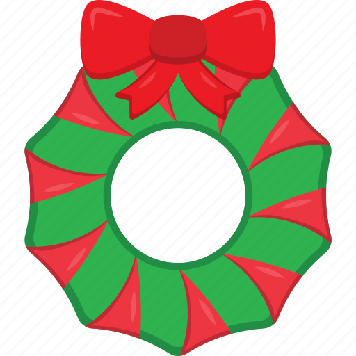 Wreath chrismtas, bow, christmas, decoration, holiday, wreath icon icon - Download on Iconfinder