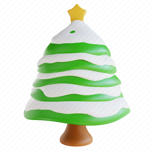 Illustration, christmas, tree, winter, nature, plant, snow 3D illustration - Download on Iconfinder