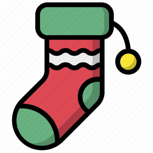 Christmas, sock, xmas, decoration, clothes, ornament icon - Download on Iconfinder