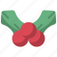 mistletoe, christmas, xmas, decoration, ornament, berry 