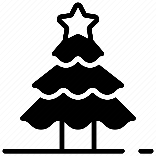 Christmas, tree, star, xmas, pine, decoration, winter icon - Download on Iconfinder